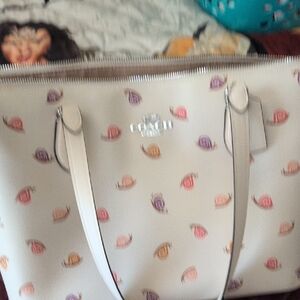 Coach White Bag